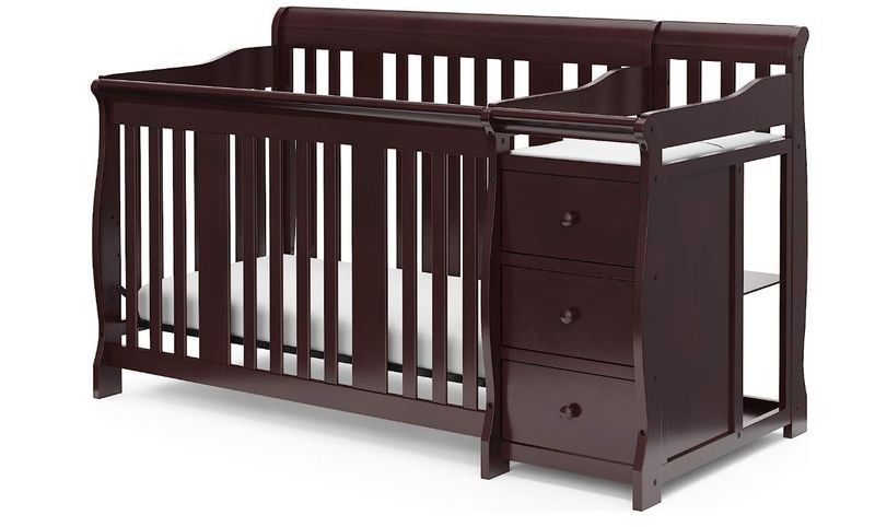 Brand New 4 In 1 Baby Crib w/ New Mattress