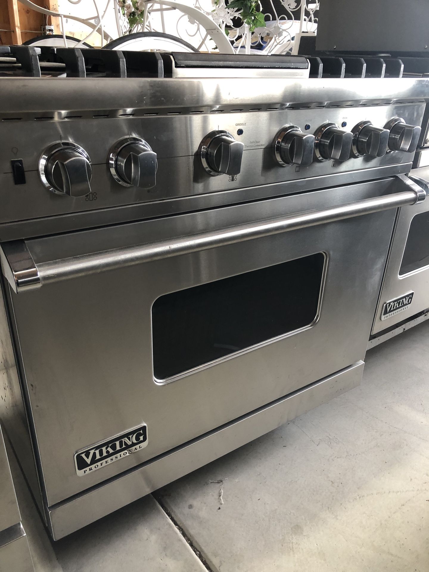 Viking 36” Stainless Steel Gas Range Stove Dual Fuel for Sale in Chula