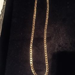 14k GOLD PLATED CHAIN LINK STYLE NECKLACE 