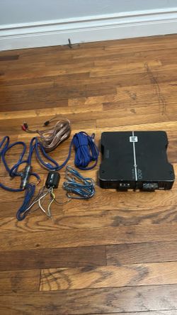Dual 400W Car Amplifier with Wiring Kit