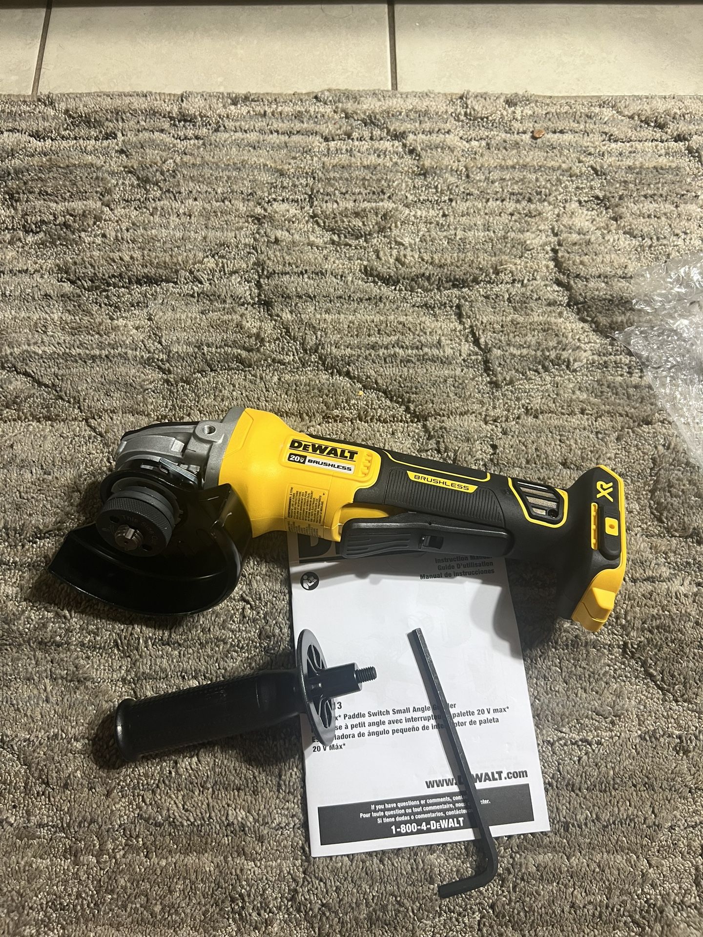 Dewalt XR Grinder New