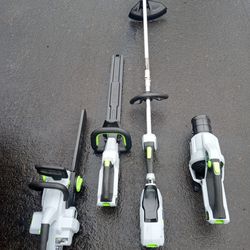 Ego String Trimmer, Chainsaw, Hedge Trimmer And Blower