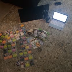 hp laptop vizo tv no remote pokemon cards xbox 360 games (read description)