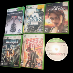 5 X Box 360 Games &1 X Box one Game