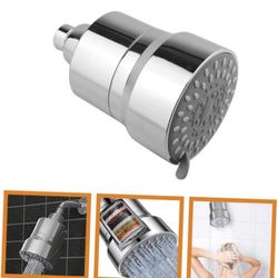 Anneome Shower Filter Element High Pressure Sprinkler Filtered Showerhead The Filtered Showerhead Filter Showerhead Silver Filter Head Metal Shower He