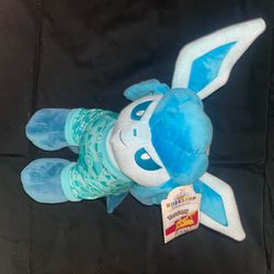 Build-A-Bear 2021 Pokemon Glaceon 21” Plush New With Tags