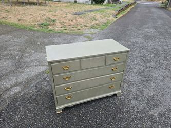Green dresser