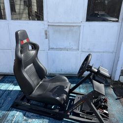 Next Level Racing Simulator R9 Moza Wheel F3 Pedals