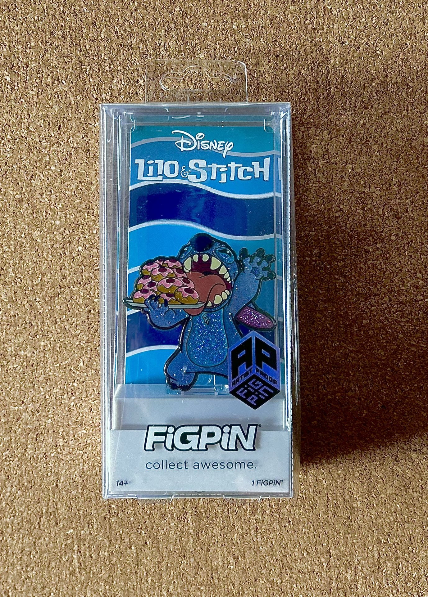 FiGPiN Artist Proof Stitch #1765 Glitter LE 20 — Ultra Rare NYCC Exclusive AP Disney Pin