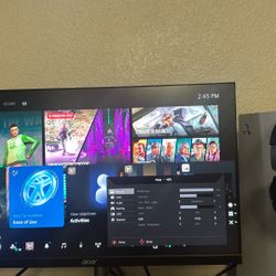 Ps5 And Monitor For Sale 