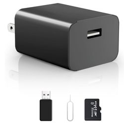 New Camera Small Camera 1080P with 64G Card Covert Nanny Video Recorder