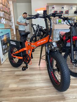 HeyBike Mars 2 Orange Electric Bike 28MPh ebike Financing $1-$100 Down