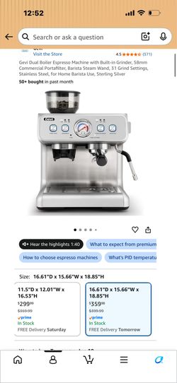 Espresso Machine