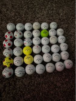 41 used callaway Golf balls