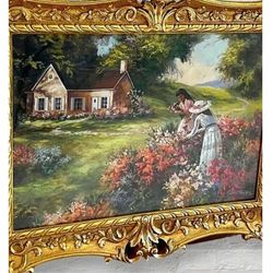 vintage framed print by artist Lee K. Parkinson from Home Interiors & Gifts