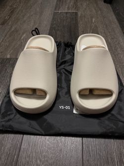 Cream YS-01 Yeezy Slides