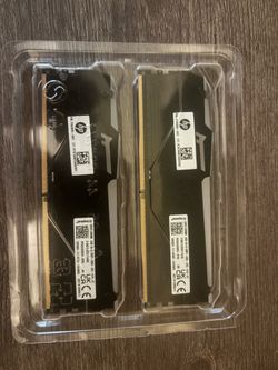 Kingston fury RGB 16gb (2x8) ram DDr5 6000 for sale.