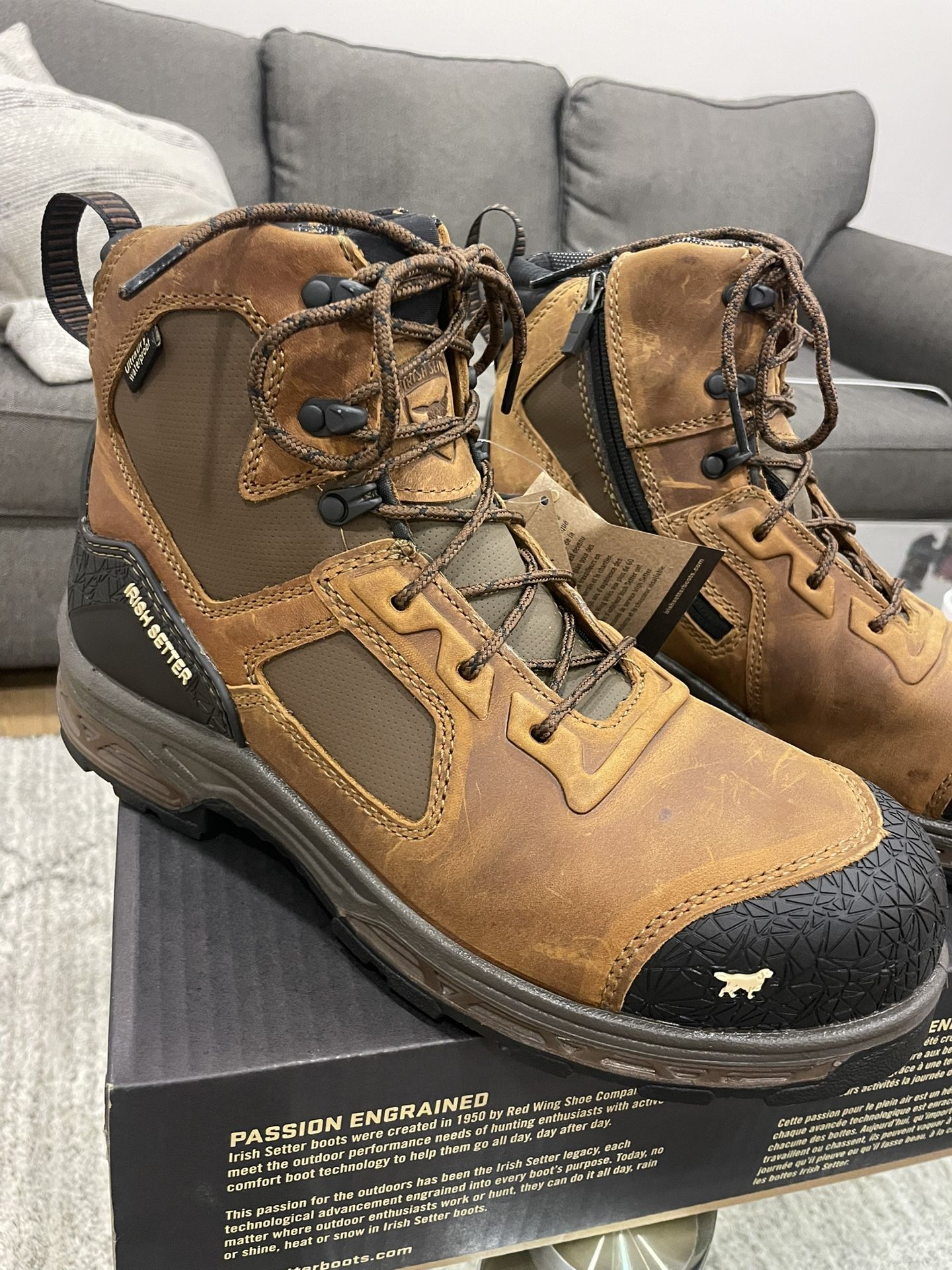 Irish setter size 10 by red wings