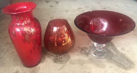 Glass Vase/Bowl. $5 each