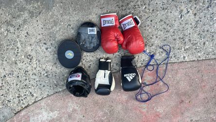 Mixed Boxing Gear Bundle – Everlast, Adidas, Fairtex
