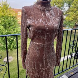 Cocktail Dress in Gold