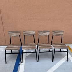 (4) NEW Wooden Dining Chair 