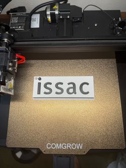 Custom 3d printed name tag/keychain