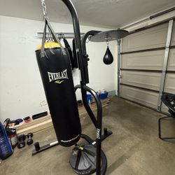 Punching Bag With Speed Speed Bag And Reflex Bag