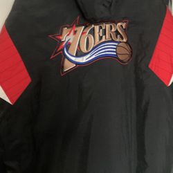Starter 76ers Coat Jacket 