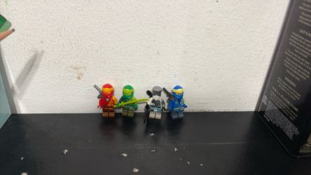 Ninjago, Lego, Action Figures  Each One Is 12 Dollars 