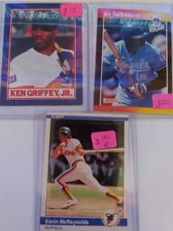 3 Baseball Cards