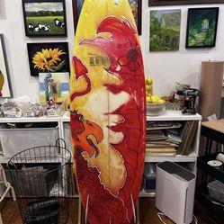 Painted 6’2” Channel Islands Fish Surfboard