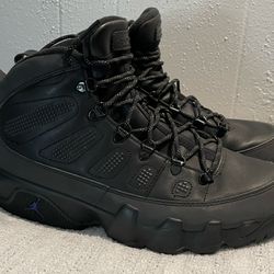Jordan 9 Retro Boot Black Concord Size 11