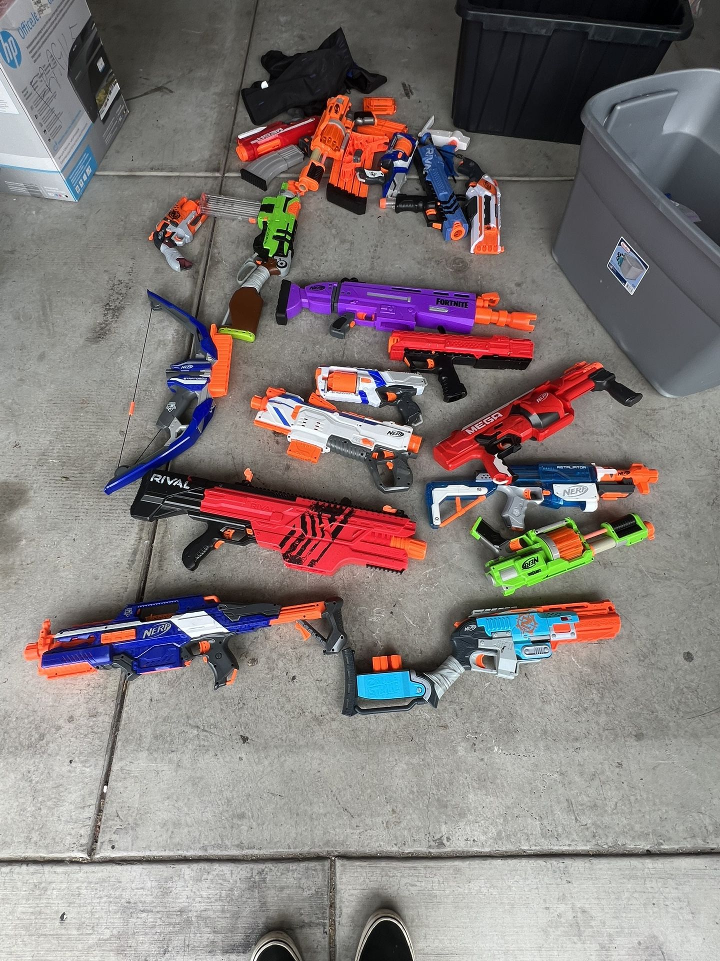 Nerf Guns A Lot Of Them!!!