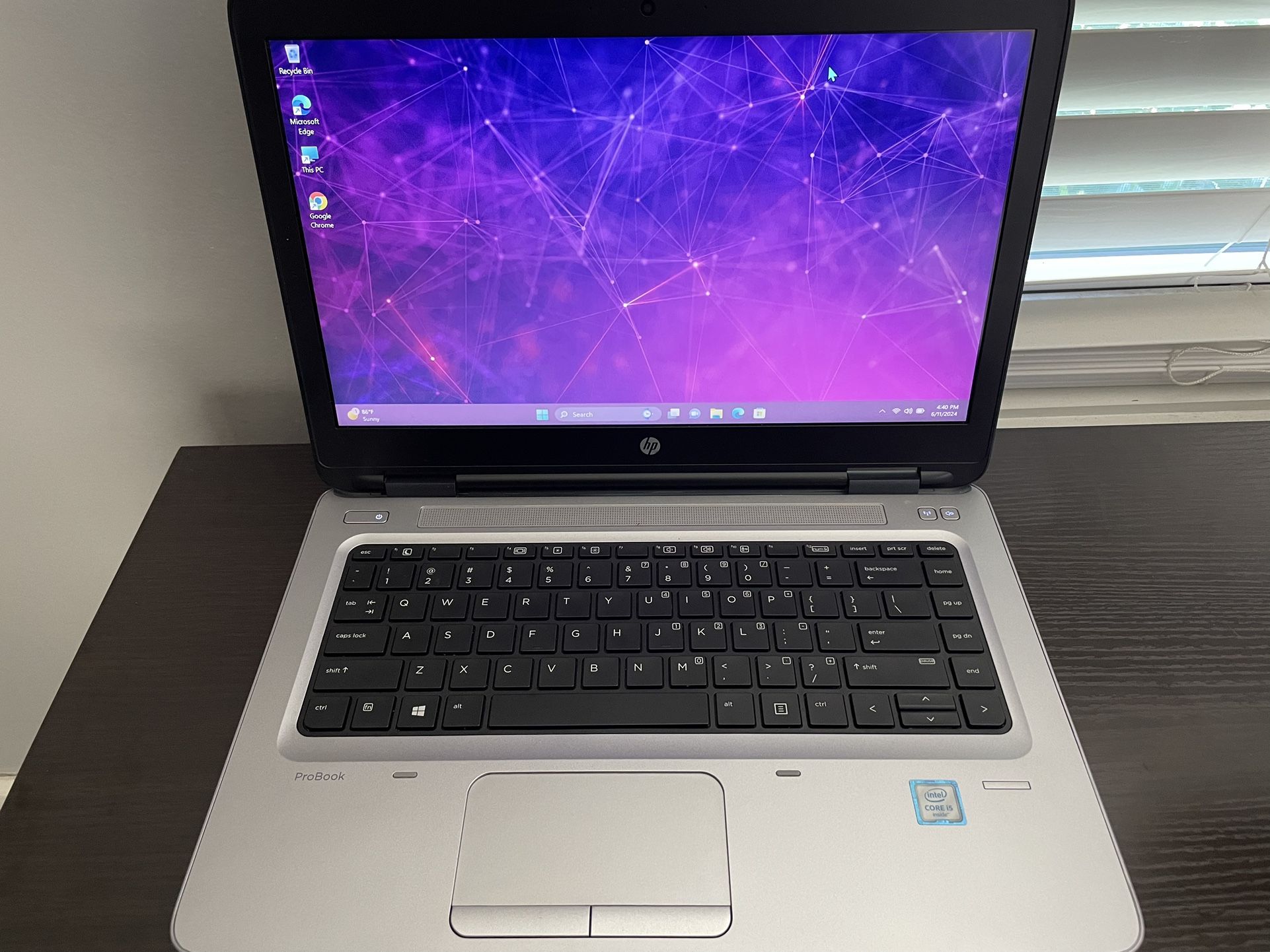 HP ProBook 640 G2 Screen 14" Core i5 12gb RAM 128 GB SSD Windows 11 Pro