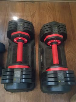 Gikpal adjustable dumbbells (55lb x2) 110lb total