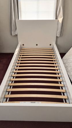 IKEA Twin Bed Frame - White