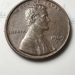  1969 S Penny Doubles In Back