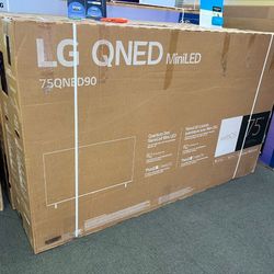 75” LG QNED 90 MINI LED 4K UHD Smart Tv 