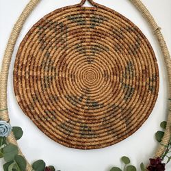 Large Wicker Wall Hanging