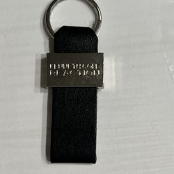 KENNETH COLE REACTION KEY CHAIN Split Ring Key Holder SILVER COLORED Vintage