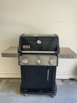 Weber Spirit E-315 3-Burner Liquid Propane Gas Grill in Black