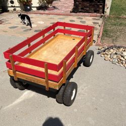 Red Wood Wagon