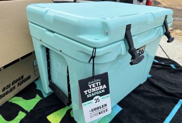 YETI Tundra 35 Insulated Chest Cooler, Seafoam at