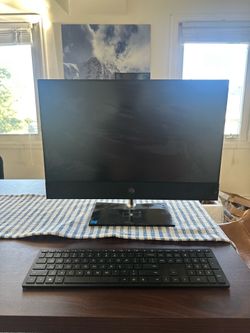 HP All-in-One PC 21.5" Display Desktop Computer with Wireless Keyboard
