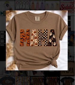 Comfort Colors Halloween Mama Graphic Tee