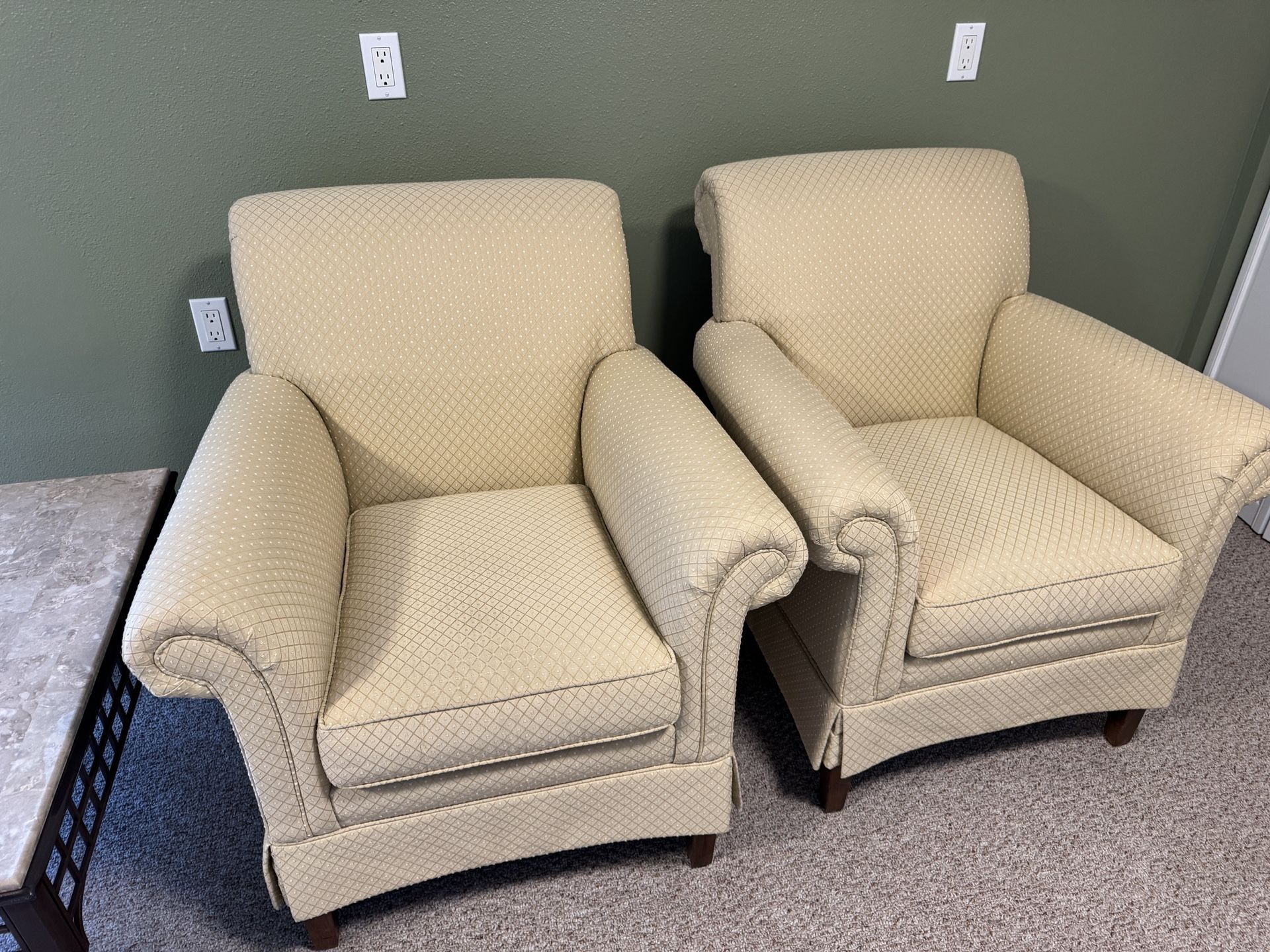 Ethan Allen Armchairs 