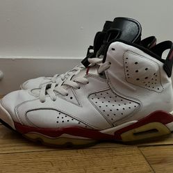 Air Jordan 6 Retro White Infrared (2010) – Size 9