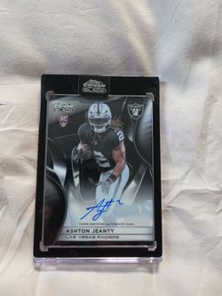 2025 Topps Chrome Black - RC On Card Auto Ashton Jeanty #RAU-AJ