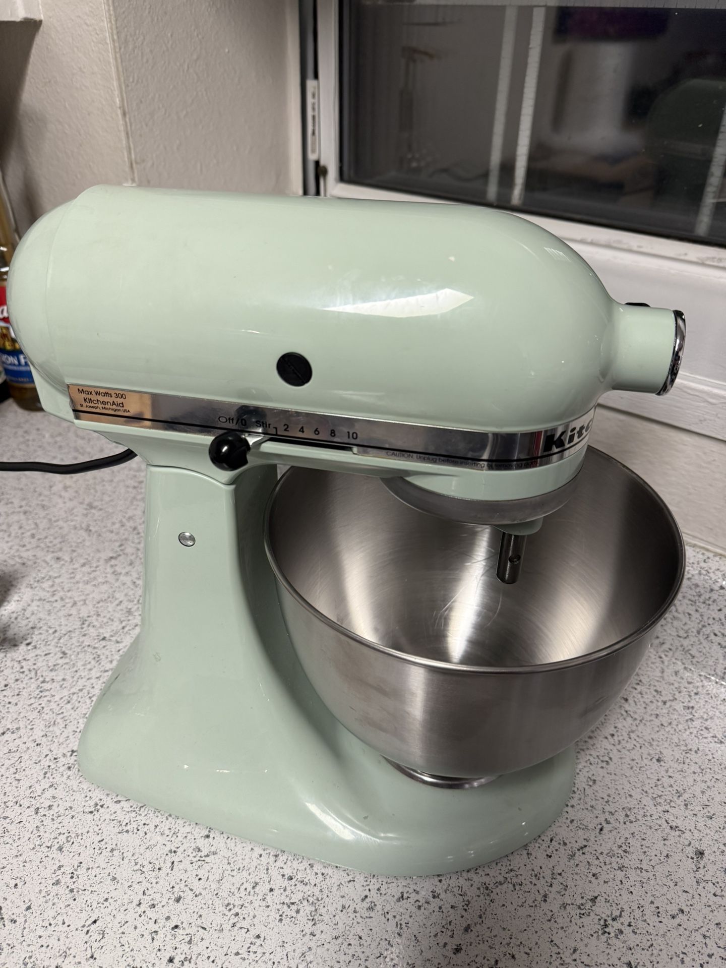 Mint Green kitchen Aid Mixer